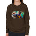 Sidney Maurer Original Portrait Of Neymar Barcelona Womens Sweatshirt - Womens Sweatshirt