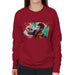 Sidney Maurer Original Portrait Of Neymar Barcelona Womens Sweatshirt - Womens Sweatshirt