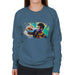 Sidney Maurer Original Portrait Of Neymar Barcelona Womens Sweatshirt - Womens Sweatshirt