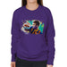 Sidney Maurer Original Portrait Of Neymar Barcelona Womens Sweatshirt - Womens Sweatshirt