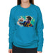 Sidney Maurer Original Portrait Of Neymar Barcelona Womens Sweatshirt - Womens Sweatshirt