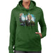 Sidney Maurer Original Portrait Of Fidel Castro Womens Hooded Sweatshirt - Womens Hooded Sweatshirt