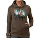 Sidney Maurer Original Portrait Of Fidel Castro Womens Hooded Sweatshirt - Womens Hooded Sweatshirt