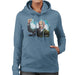 Sidney Maurer Original Portrait Of Fidel Castro Womens Hooded Sweatshirt - Womens Hooded Sweatshirt