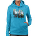 Sidney Maurer Original Portrait Of Fidel Castro Womens Hooded Sweatshirt - Womens Hooded Sweatshirt