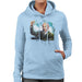 Sidney Maurer Original Portrait Of Fidel Castro Womens Hooded Sweatshirt - Womens Hooded Sweatshirt