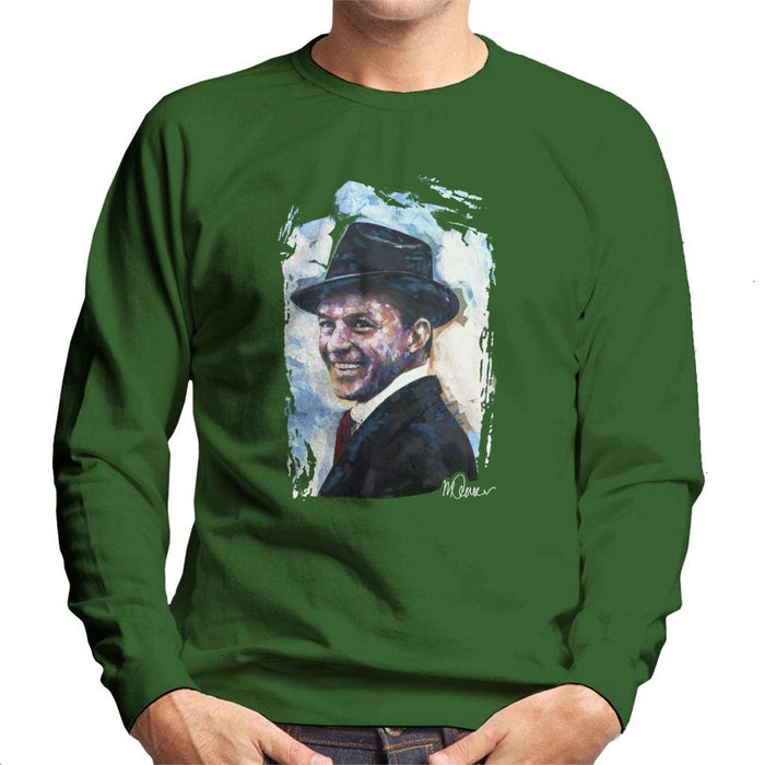 Sidney Maurer Original Portrait Of Frank Sinatra Hat Mens Sweatshirt - Mens Sweatshirt
