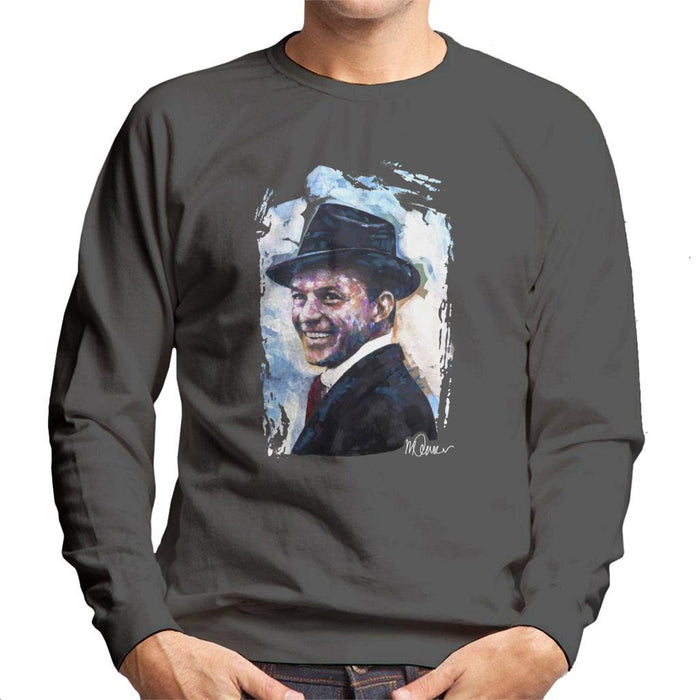Sidney Maurer Original Portrait Of Frank Sinatra Hat Mens Sweatshirt - Mens Sweatshirt