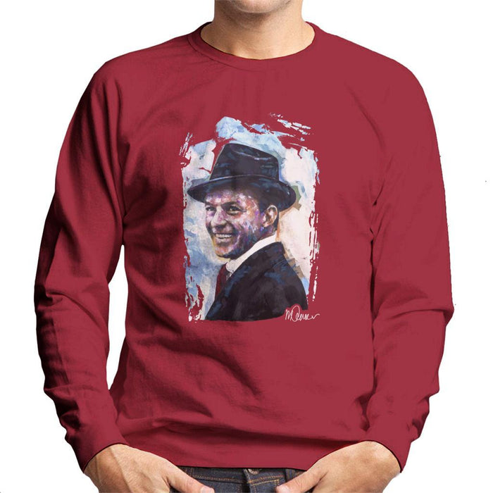 Sidney Maurer Original Portrait Of Frank Sinatra Hat Mens Sweatshirt - Mens Sweatshirt