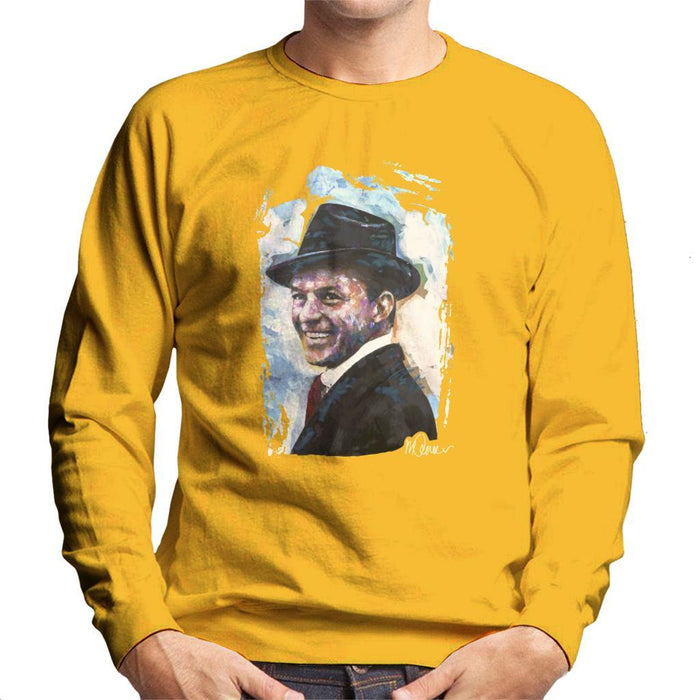 Sidney Maurer Original Portrait Of Frank Sinatra Hat Mens Sweatshirt - Mens Sweatshirt