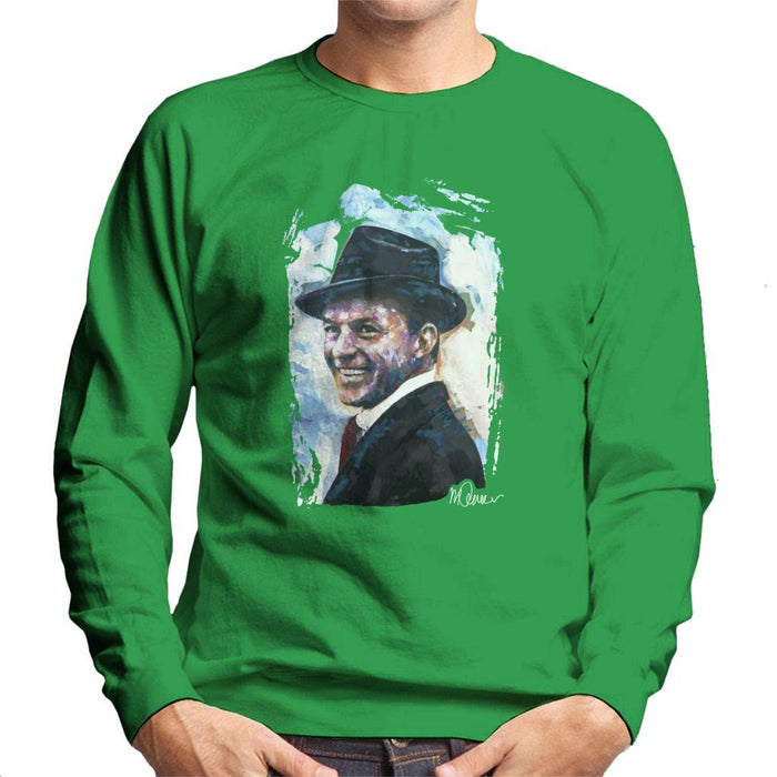 Sidney Maurer Original Portrait Of Frank Sinatra Hat Mens Sweatshirt - Mens Sweatshirt