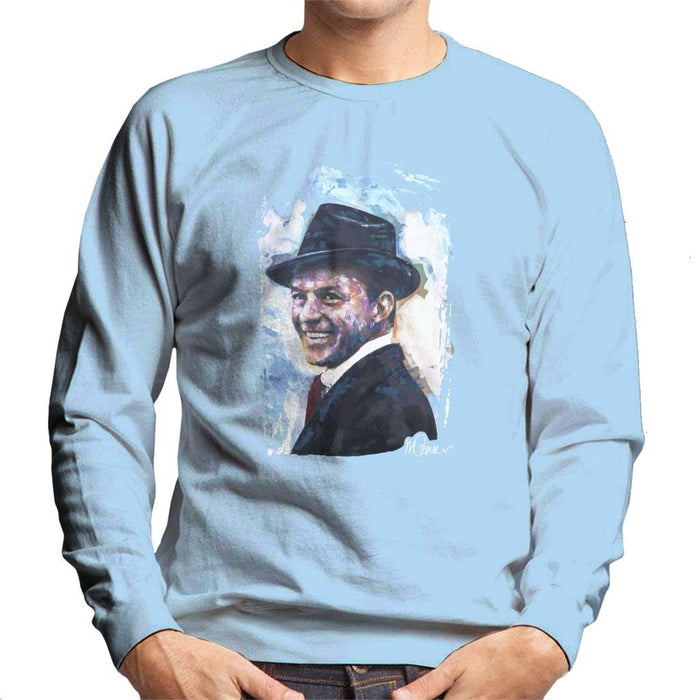 Sidney Maurer Original Portrait Of Frank Sinatra Hat Mens Sweatshirt - Mens Sweatshirt