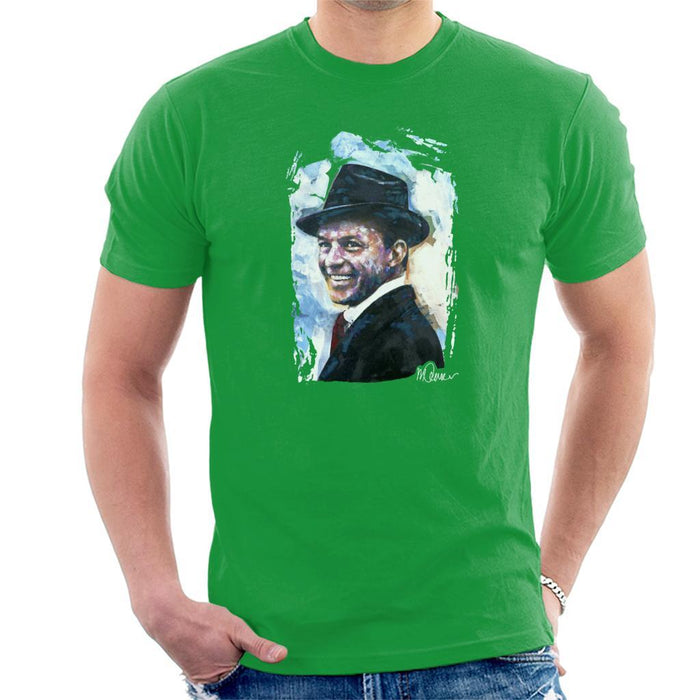 Sidney Maurer Original Portrait Of Frank Sinatra Hat Mens T-Shirt - Mens T-Shirt