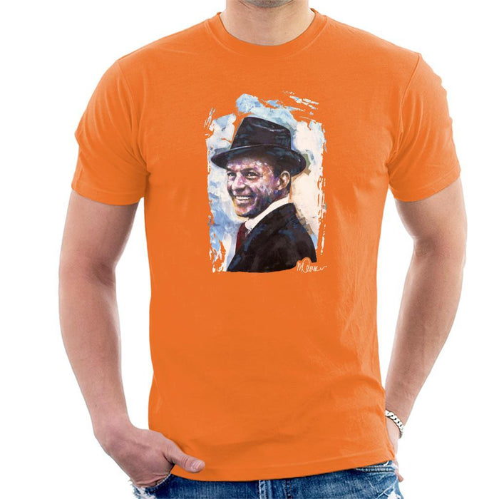 Sidney Maurer Original Portrait Of Frank Sinatra Hat Mens T-Shirt - Mens T-Shirt