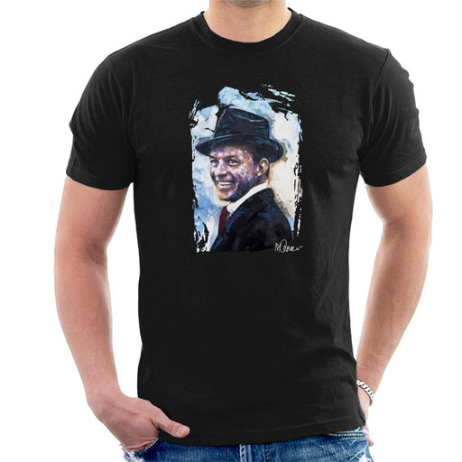 Sidney Maurer Original Portrait Of Frank Sinatra Hat Mens T-Shirt - Mens T-Shirt
