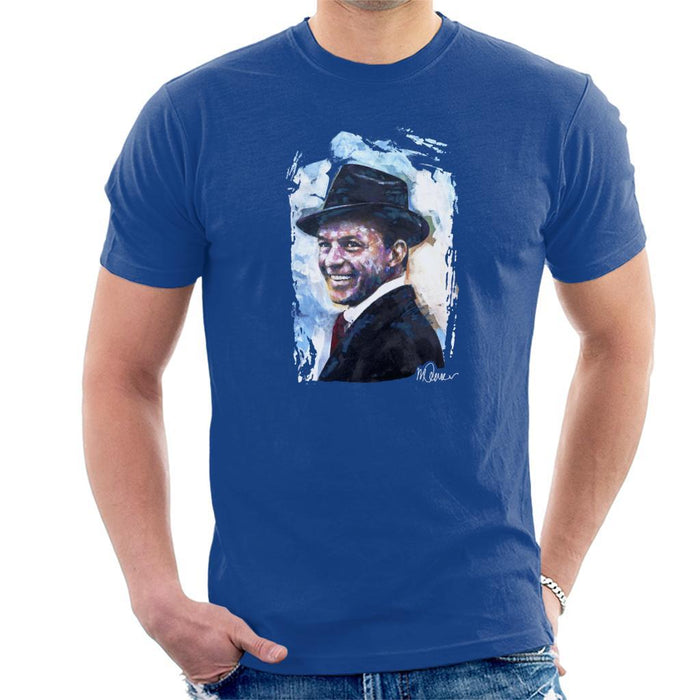 Sidney Maurer Original Portrait Of Frank Sinatra Hat Mens T-Shirt - Mens T-Shirt