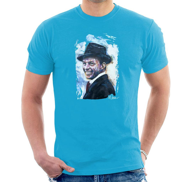 Sidney Maurer Original Portrait Of Frank Sinatra Hat Mens T-Shirt - Mens T-Shirt