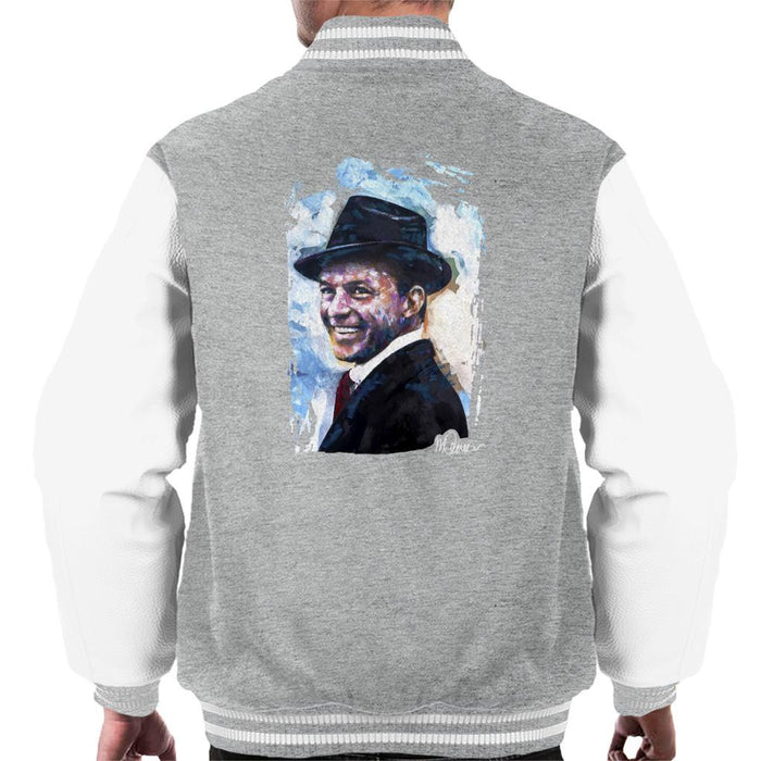 Sidney Maurer Original Portrait Of Frank Sinatra Hat Mens Varsity Jacket - Mens Varsity Jacket