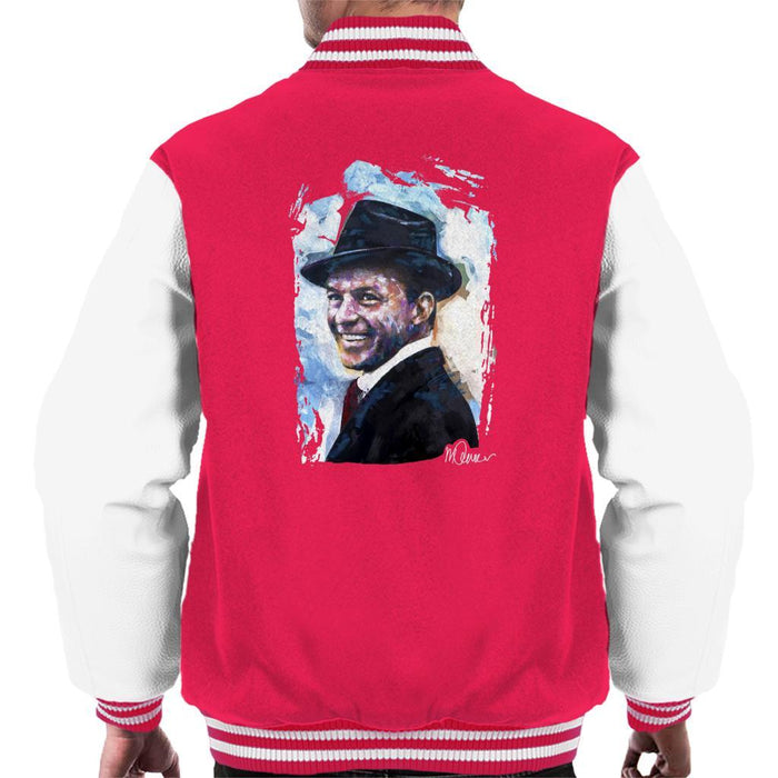Sidney Maurer Original Portrait Of Frank Sinatra Hat Mens Varsity Jacket - Mens Varsity Jacket