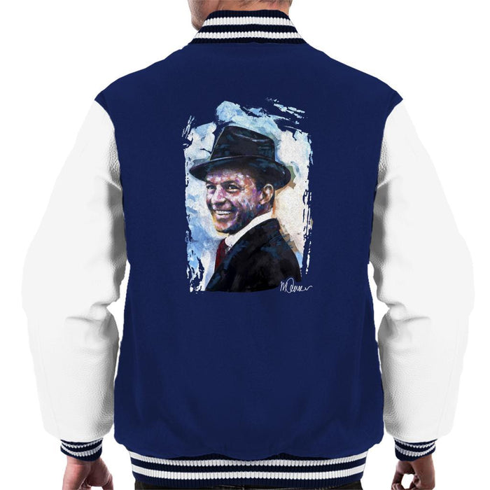 Sidney Maurer Original Portrait Of Frank Sinatra Hat Mens Varsity Jacket - Mens Varsity Jacket