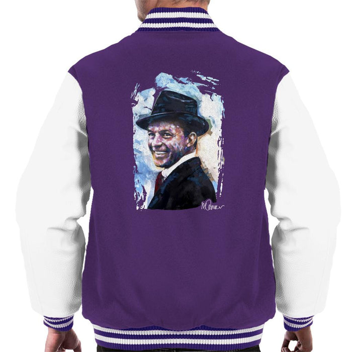 Sidney Maurer Original Portrait Of Frank Sinatra Hat Mens Varsity Jacket - Mens Varsity Jacket