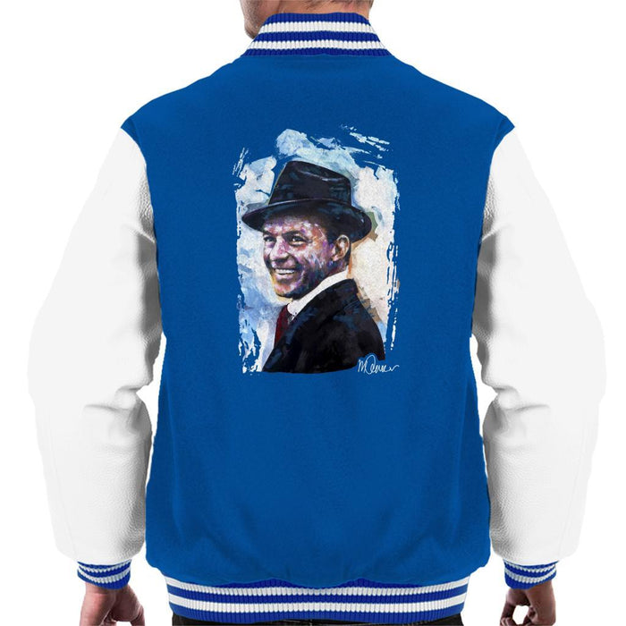Sidney Maurer Original Portrait Of Frank Sinatra Hat Mens Varsity Jacket - Mens Varsity Jacket