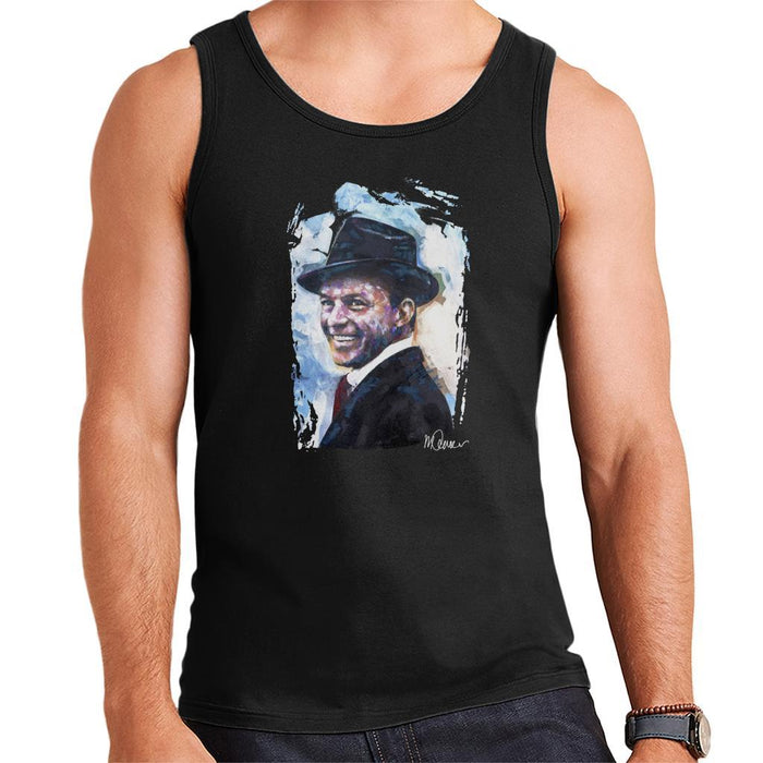 Sidney Maurer Original Portrait Of Frank Sinatra Hat Mens Vest - Mens Vest