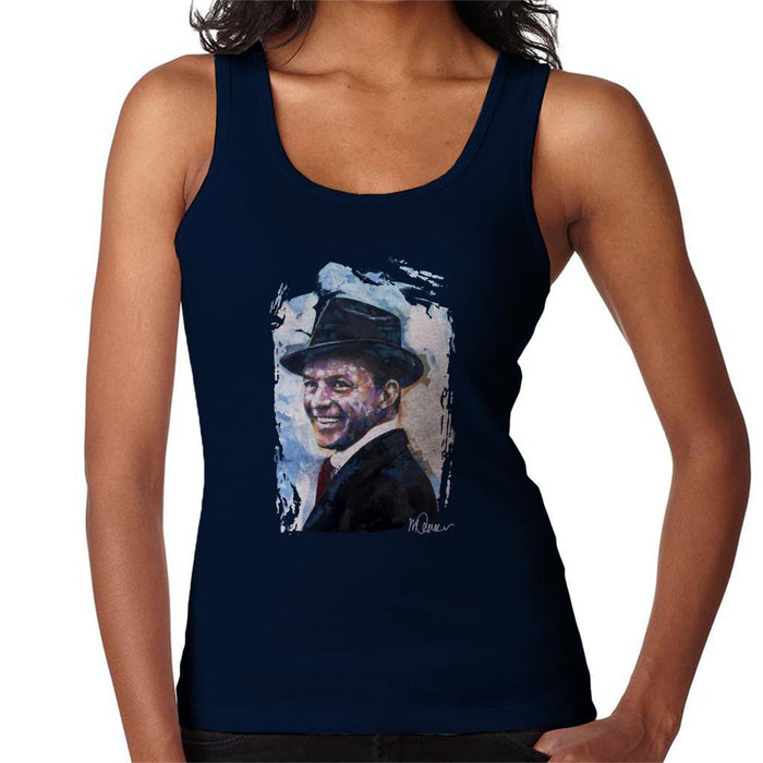 Sidney Maurer Original Portrait Of Frank Sinatra Hat Womens Vest - Womens Vest