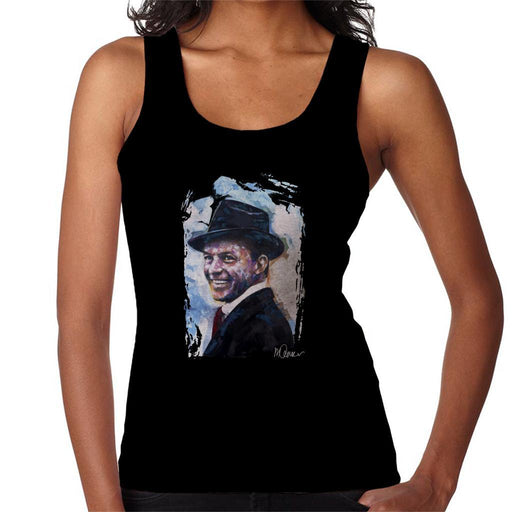 Sidney Maurer Original Portrait Of Frank Sinatra Hat Womens Vest - Womens Vest