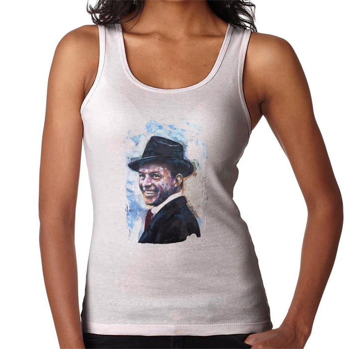 Sidney Maurer Original Portrait Of Frank Sinatra Hat Womens Vest - Womens Vest