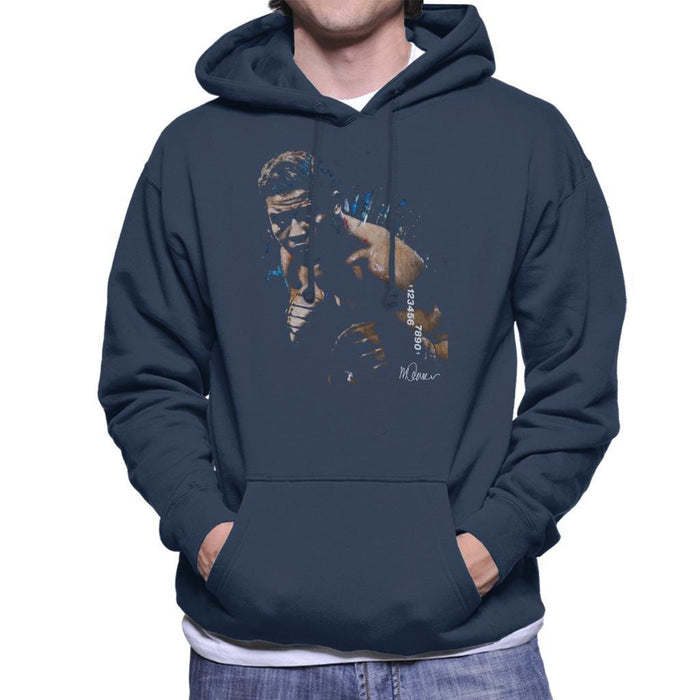 Sidney Maurer Original Portrait Of Joe Louis Mens Hooded Sweatshirt - Mens Hooded Sweatshirt