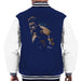 Sidney Maurer Original Portrait Of Joe Louis Mens Varsity Jacket - Small / Navy/White - Mens Varsity Jacket