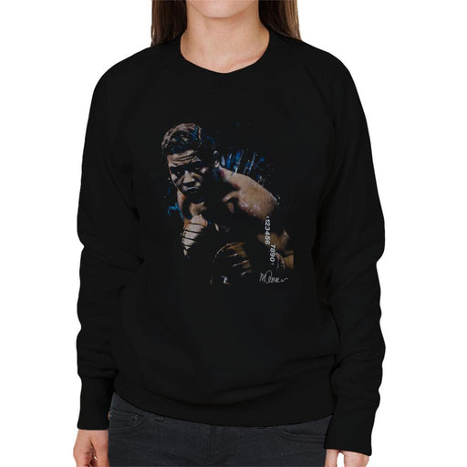 Sidney Maurer Original Portrait Of Joe Louis Womens Sweatshirt - Womens Sweatshirt
