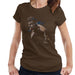 Sidney Maurer Original Portrait Of Joe Louis Womens T-Shirt - Small / Chocolate - Womens T-Shirt