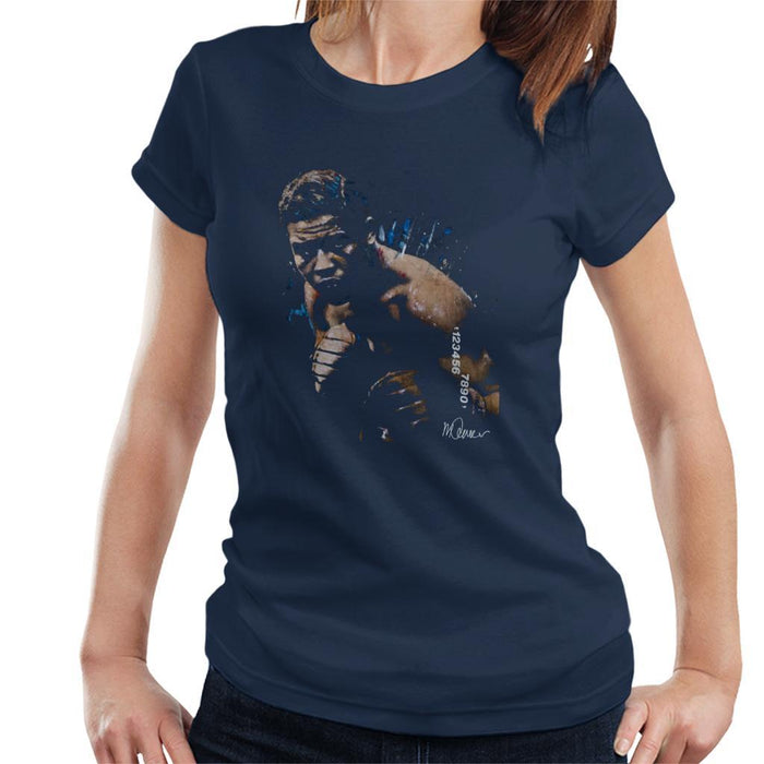 Sidney Maurer Original Portrait Of Joe Louis Womens T-Shirt - Womens T-Shirt