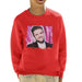 Sidney Maurer Original Portrait Of Justin Timberlake Smile Kids Sweatshirt - Kids Boys Sweatshirt
