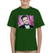 Sidney Maurer Original Portrait Of Justin Timberlake Smile Kids T-Shirt - Kids Boys T-Shirt