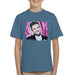 Sidney Maurer Original Portrait Of Justin Timberlake Smile Kids T-Shirt - Kids Boys T-Shirt