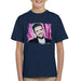 Sidney Maurer Original Portrait Of Justin Timberlake Smile Kids T-Shirt - Kids Boys T-Shirt