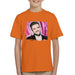 Sidney Maurer Original Portrait Of Justin Timberlake Smile Kids T-Shirt - Kids Boys T-Shirt