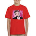 Sidney Maurer Original Portrait Of Justin Timberlake Smile Kids T-Shirt - Kids Boys T-Shirt