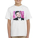 Sidney Maurer Original Portrait Of Justin Timberlake Smile Kids T-Shirt - Kids Boys T-Shirt