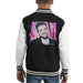 Sidney Maurer Original Portrait Of Justin Timberlake Smile Kids Varsity Jacket - Kids Boys Varsity Jacket