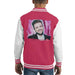 Sidney Maurer Original Portrait Of Justin Timberlake Smile Kids Varsity Jacket - Kids Boys Varsity Jacket