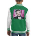 Sidney Maurer Original Portrait Of Justin Timberlake Smile Kids Varsity Jacket - Kids Boys Varsity Jacket