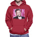 Sidney Maurer Original Portrait Of Justin Timberlake Smile Mens Hooded Sweatshirt - Mens Hooded Sweatshirt