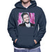 Sidney Maurer Original Portrait Of Justin Timberlake Smile Mens Hooded Sweatshirt - Mens Hooded Sweatshirt