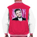 Sidney Maurer Original Portrait Of Justin Timberlake Smile Mens Varsity Jacket - Mens Varsity Jacket
