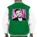 Sidney Maurer Original Portrait Of Justin Timberlake Smile Mens Varsity Jacket - Mens Varsity Jacket