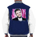 Sidney Maurer Original Portrait Of Justin Timberlake Smile Mens Varsity Jacket - Mens Varsity Jacket